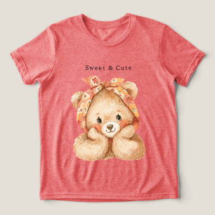 T-shirt En Tri-matière Nounours Teddy Bear Heureux