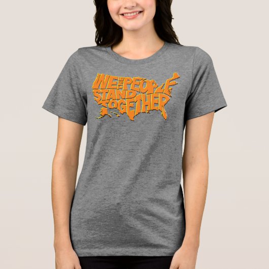 T-shirt En Tri-matière Nous, le peuple, nous unissons (Recto)