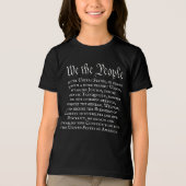 T-shirt En Tri-matière Nous le Peuple Préambule de la Constitution complè (Recto)