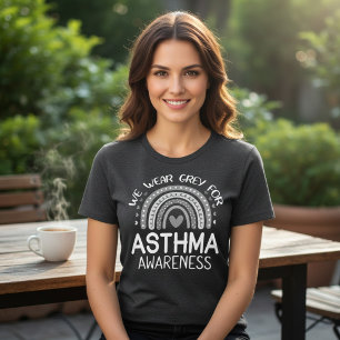 T-shirt En Tri-matière Nous Portons le Gris pour la Sensibilisation à l'A
