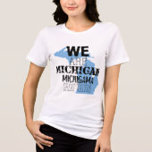 T-shirt En Tri-matière Nous sommes Michigan Michigama Great Waters (Recto)