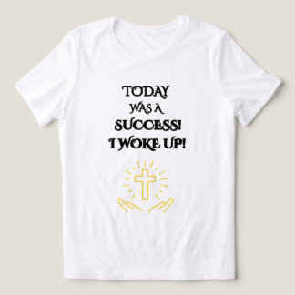 T-SHIRT EN TRI-MATIÈRE NOUVEAU DÉBUT BLANC VÊTEMENTS GRAPHIQUES INSPIRANT