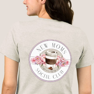 T-shirt En Tri-matière Nouveau Humour maman, le café est notre seul espoi