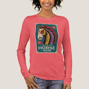 T-shirt En Tri-matière Nouvelle Année Lunaire Année du Cheval 2026 Manche