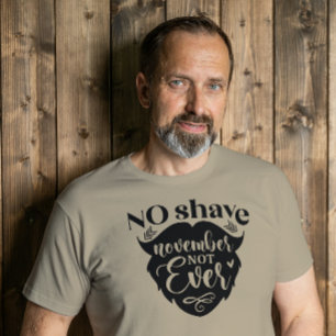 T-shirt En Tri-matière Novembre sans rasage jamais