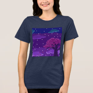 T-shirt En Tri-matière Nuit à 8 bits