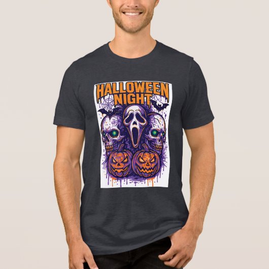 T-shirt En Tri-matière nuit d'halloween (Recto)