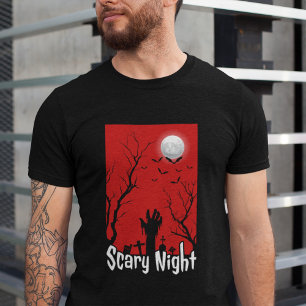 T-shirt En Tri-matière Nuit Terrifiante : Main Zombie