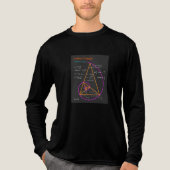T-shirt En Tri-matière Numéros Triangle d'or et Fibonacci (Recto)