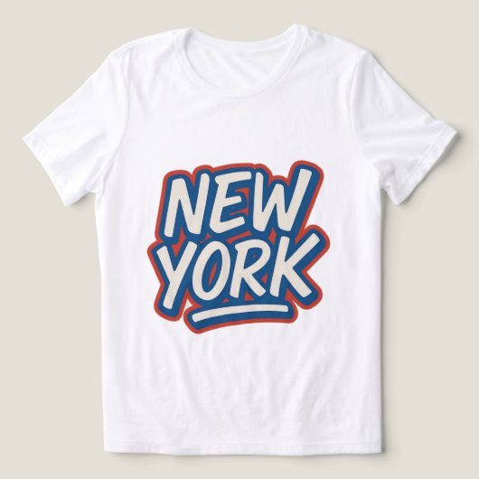 T-shirt En Tri-matière NYC State of Mind - Women’s Street Chic Tee (Design Recto)