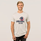 T-shirt En Tri-matière Obama 2028 - Réélection de Barack Obama (Recto plein)