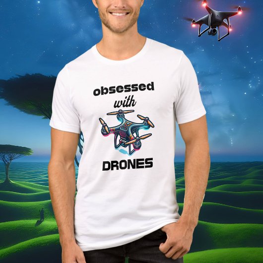 T-shirt En Tri-matière Obsédé par les drones