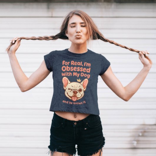 T-shirt En Tri-matière Obsédée par My French Bulldog