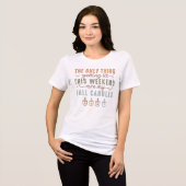 T-shirt En Tri-matière Obtenir mes bougies automnales (Recto plein)
