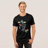 T-shirt En Tri-matière Obtenons Des Lumières De Vacances Lumineuses (Recto plein)