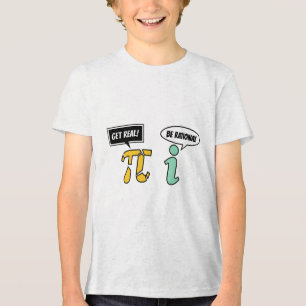 T-shirt En Tri-matière Obtiens Réel Sois Rationnel Jeu de Mots Mathématiq