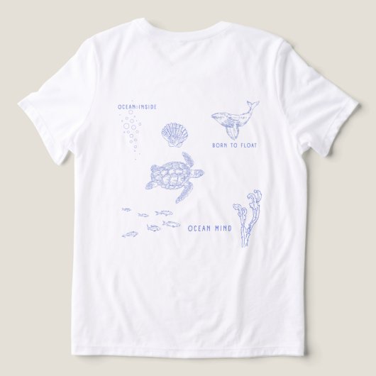 T-shirt En Tri-matière Ocean Mind – Born to Float (Design Verso)