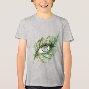 T-shirt En Tri-matière Œil de gobelin à feuille verte