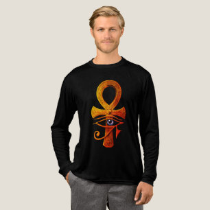 T-shirt En Tri-matière Œil d'Horus Ankh Égyptien Symbole Ancien Protège