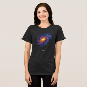 T-shirt En Tri-matière Oeuvre Galaxie - Illustration de l'espace spiral c (Recto plein)