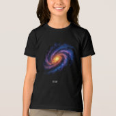T-shirt En Tri-matière Oeuvre Galaxie - Illustration de l'espace spiral c (Recto)