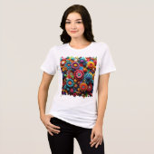 T-shirt En Tri-matière Oeuvre unique Crochet (Recto plein)