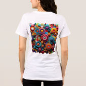 T-shirt En Tri-matière Oeuvre unique Crochet (Verso)