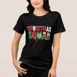 T-shirt En Tri-matière Official Christmas Squad Member | Funny Festive Ty