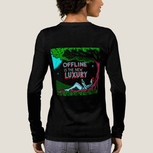 T-shirt En Tri-matière Offline Is The New Luxury (Verso)