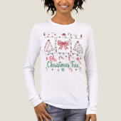 T-shirt En Tri-matière Oh Christmas Tree Cute Holiday Shirt (Recto)