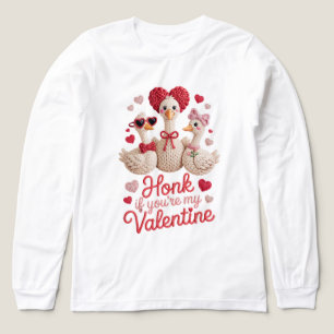 T-shirt En Tri-matière Oie en laine synthétique Klaxon si vous êtes ma Sa