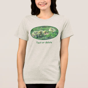 T-shirt En Tri-matière Oies du Canada Bébés Faune Personnalisé