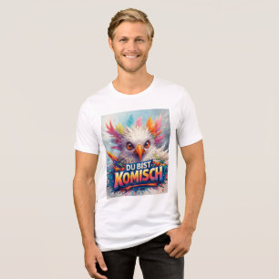 T-shirt En Tri-matière Oiseau coloré et amusant « Vous êtes