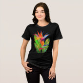 T-shirt En Tri-matière Oiseau du Paradis Strelitzia (Recto plein)