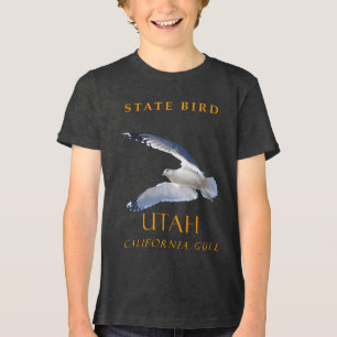 T-shirt En Tri-matière Oiseau du territoire de l'Utah Le goéland de Calif