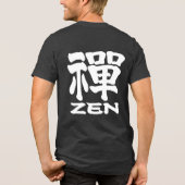 T-shirt En Tri-matière Old character Kanji for Zen (Verso)