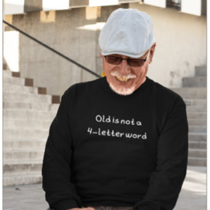 T-shirt En Tri-matière Old n'est pas une lettre Word-white de 4 lettres