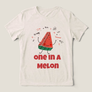 T-shirt En Tri-matière One in a Melon - Watermelon (édition avoine)