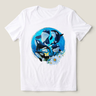 T-shirt En Tri-matière Orca Sauvez Notre Chemise Océans