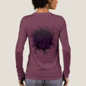 T-shirt En Tri-matière Orchidée Fumée (Verso)
