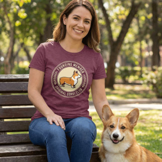 T-shirt En Tri-matière Original Corgi Club Founding Member Funny
