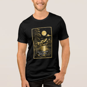 T-shirt En Tri-matière Où la lumière de la lune rencontre le silence, pay