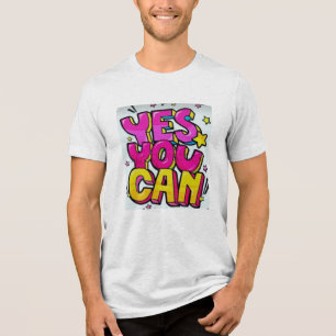 T-SHIRT EN TRI-MATIÈRE OUI, 👕