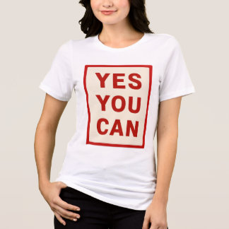 T-shirt En Tri-matière OUI VOUS POUVEZ Femme Indépendante ELLE S'EST CHOI