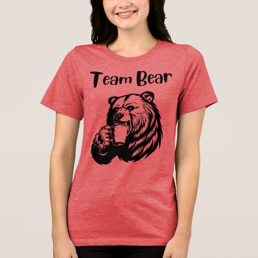T-shirt En Tri-matière Ours d'équipe (Recto)