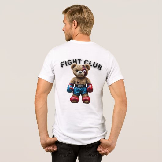 T-shirt En Tri-matière Ours en peluche avec gants de boxe (Verso intégral)
