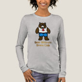 T-shirt En Tri-matière Ours Minimum Funky Office Pun Art (Recto)