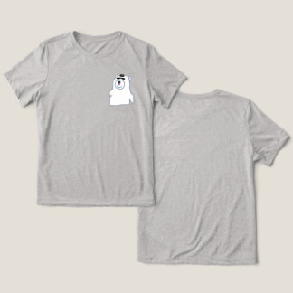 T-shirt En Tri-matière Ours polaire dessiné à la main drôle