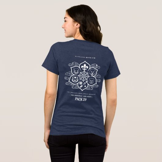 T-shirt En Tri-matière Pack 29 - Lotus - Manches courtes pour femmes (Verso intégral)