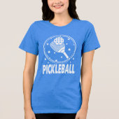 T-shirt En Tri-matière Paddle et Pickleball mignon (Recto)